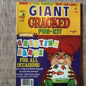 GIANT CRACKED FUN-KIT  NOVEMBER 1978
